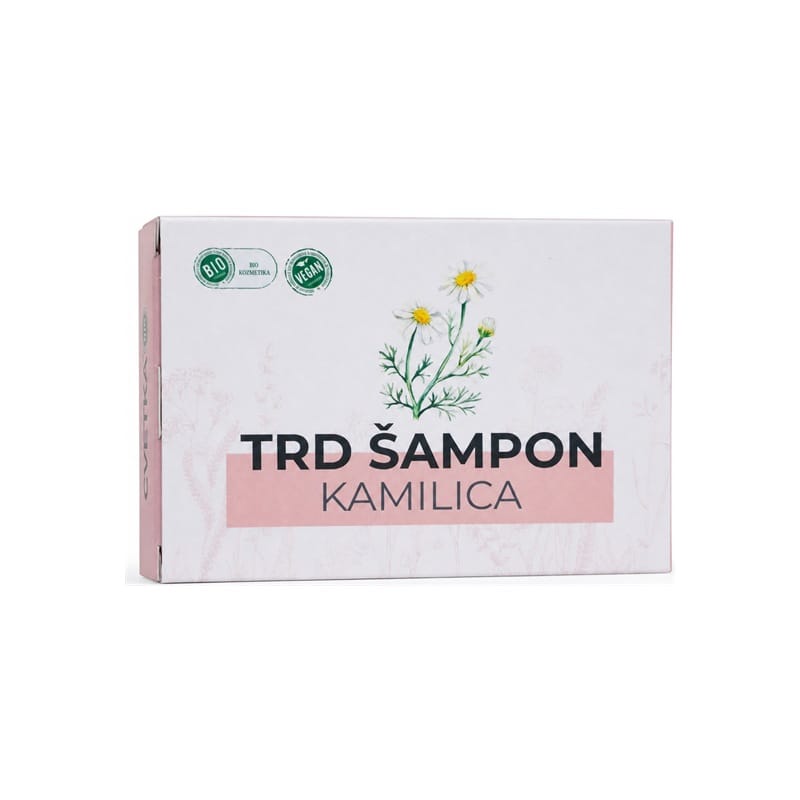 Shampoo solido bio alla camomilla Cvetka (100 g)
