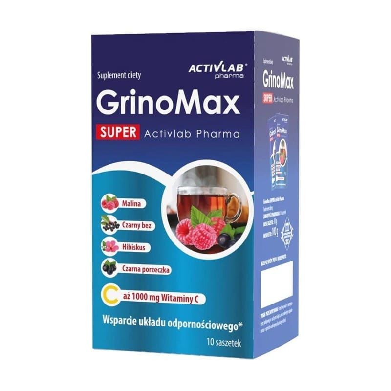 Bevanda per le difese immunitarie – GrinoMax Super Activlab Pharma (10 bustine)