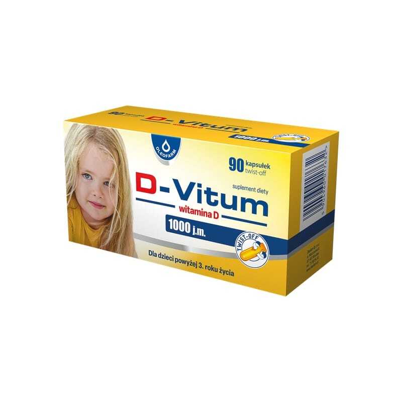 Vitamina D3 1000 UI per bambini Oleofarm (90 capsule)