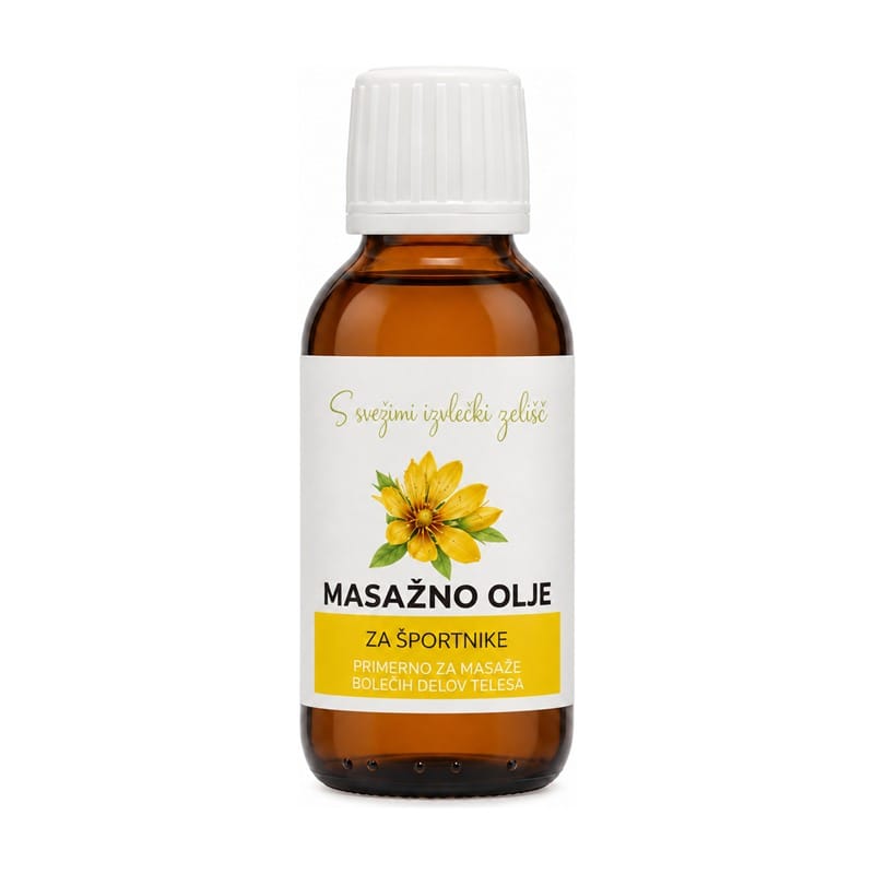 Olio da massaggio per sportivi Cvetka (125 ml)